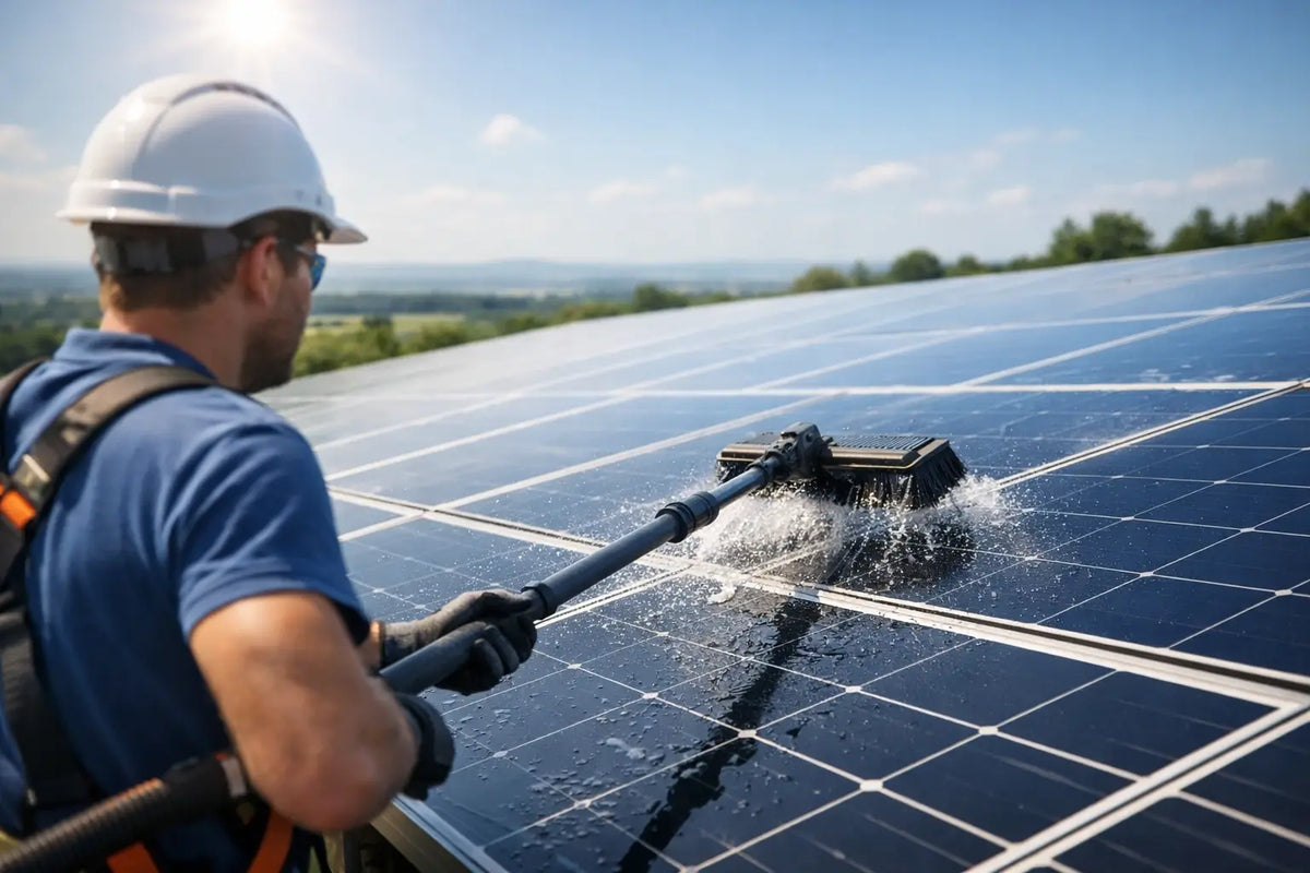 Solarmodule reinigen: Wie oft ist das nötig?