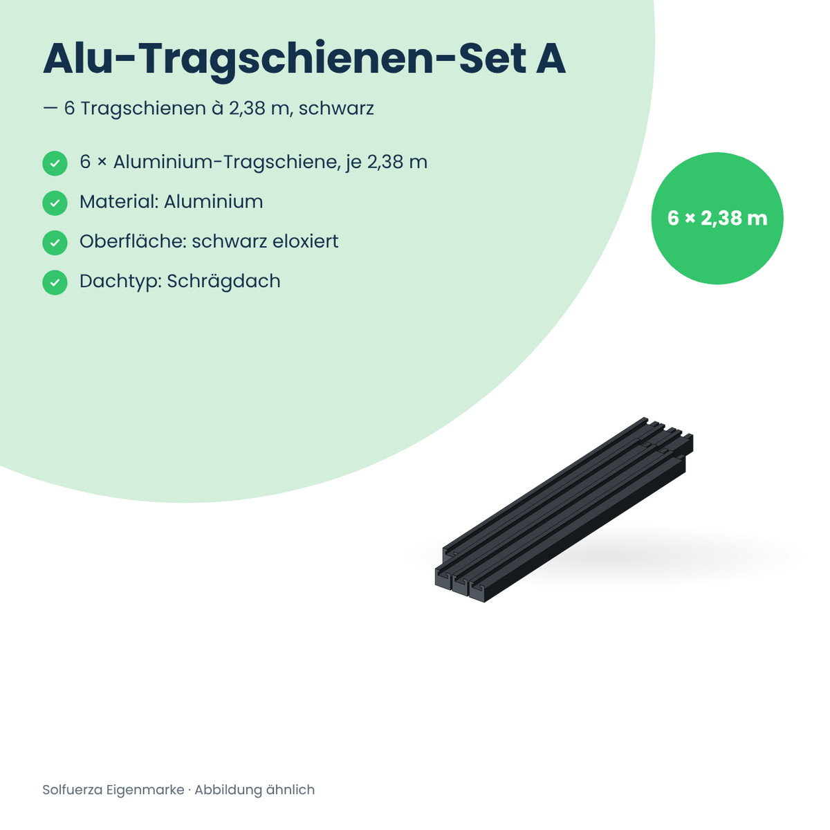 Solfuerza Alu-Tragschienen-Set A