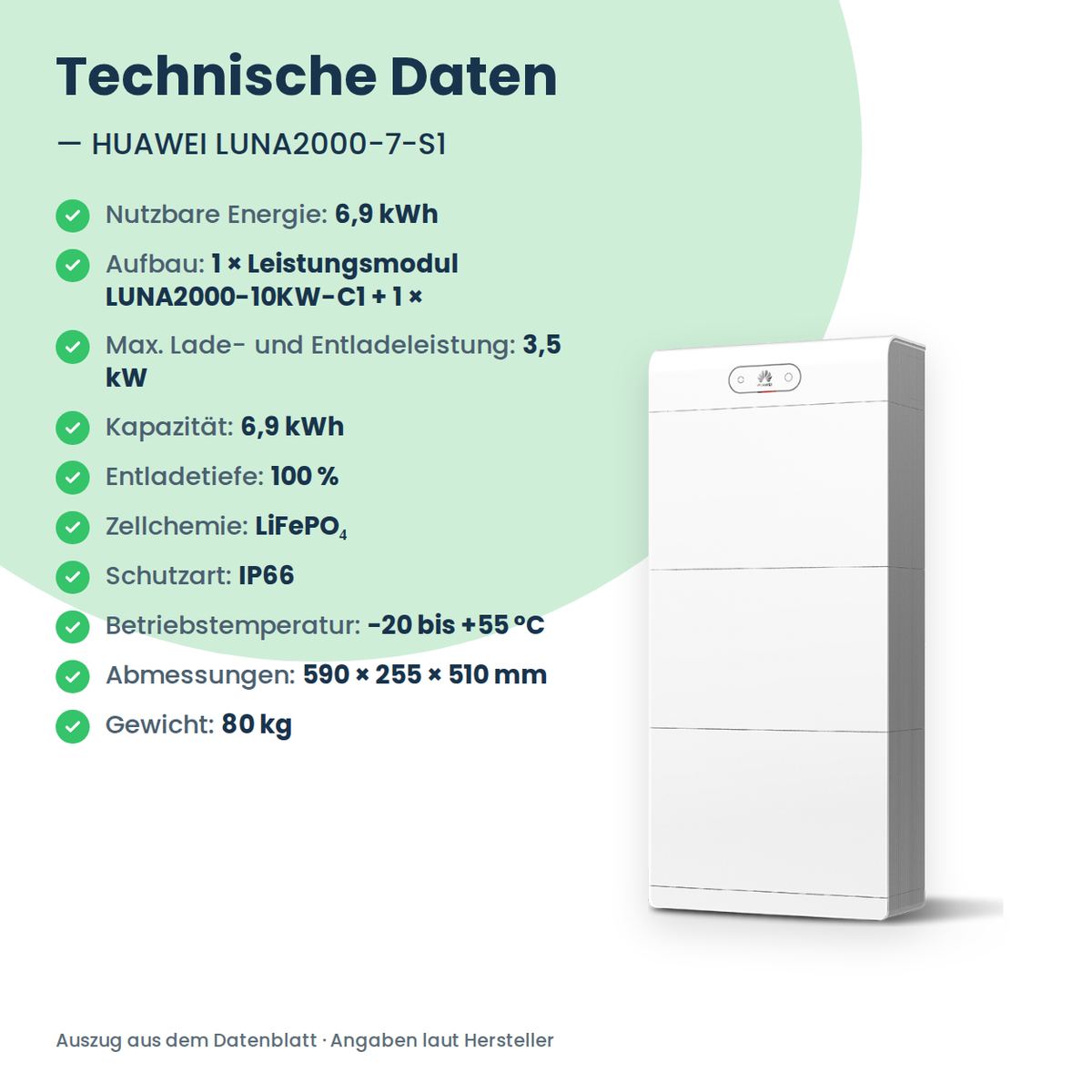 HUAWEI LUNA2000-7-S1 Batteriespeicher 7 kWh