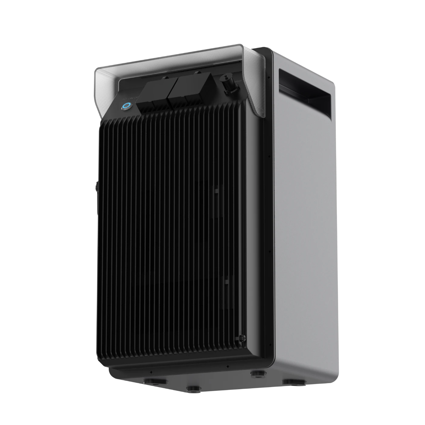 Conow Lyra 2500 Pro – Anschlüsse mit Schuko-Steckdosen und MC4-Eingängen