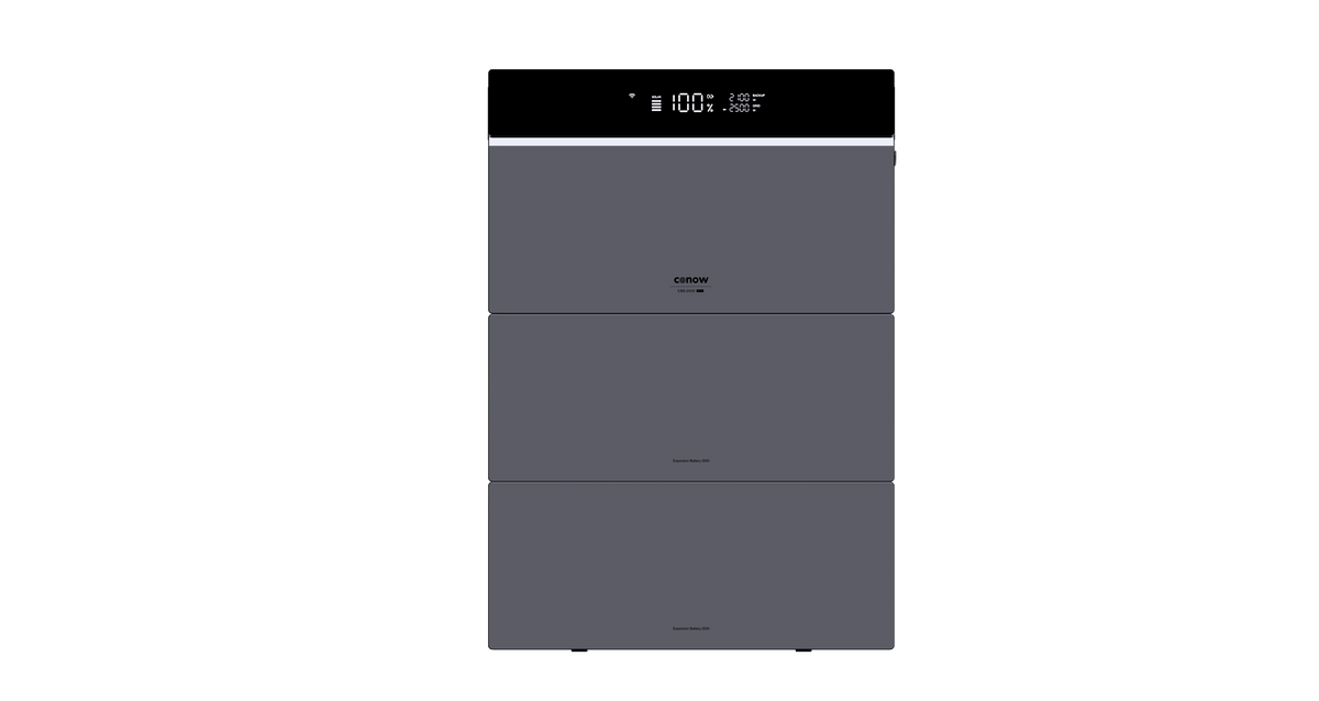 Conow CBE2000 Pro – vier MC4-Solareingänge und Bypass-Port