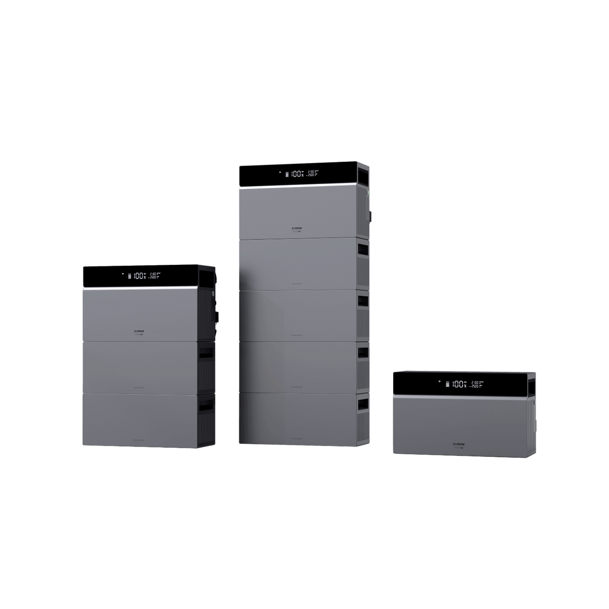 Conow CBE2000 Pro – Ausbaustufen von 2,05 kWh bis 12,29 kWh im Vergleich
