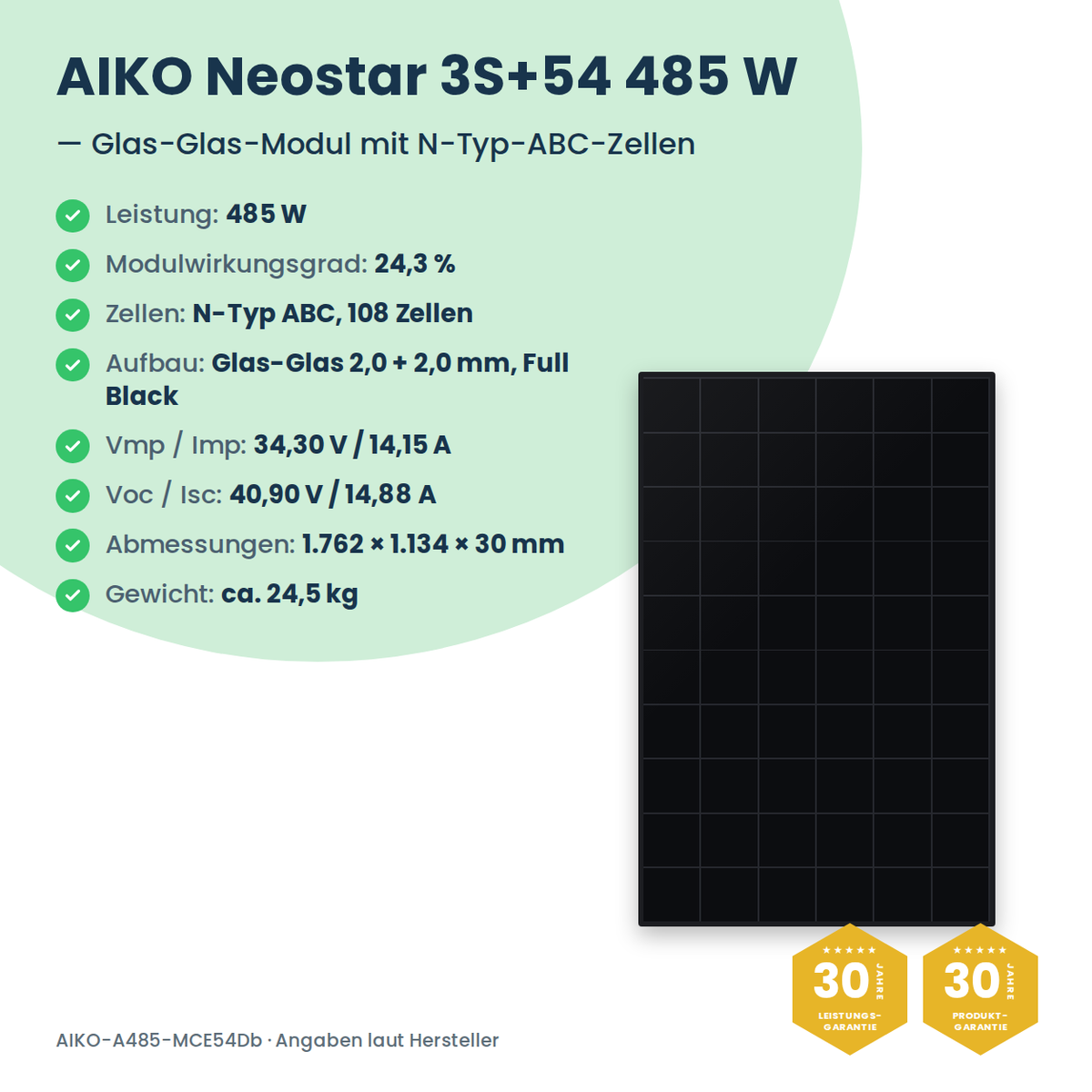 Solarmodul im Set