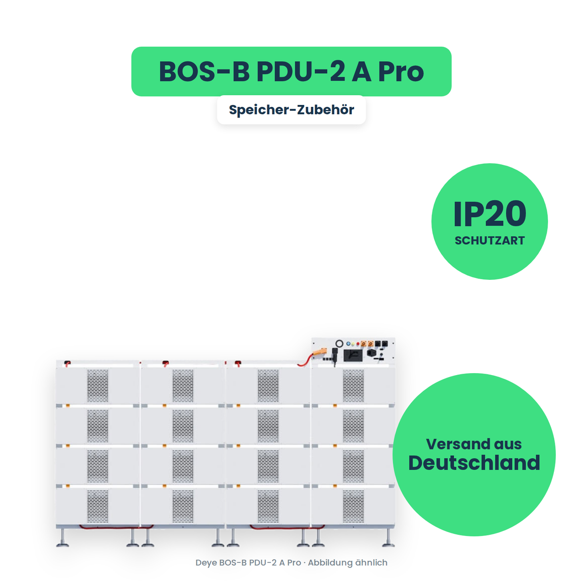 Deye BOS-B PDU-2 A Pro – Speicher-Zubehör, freigestellt