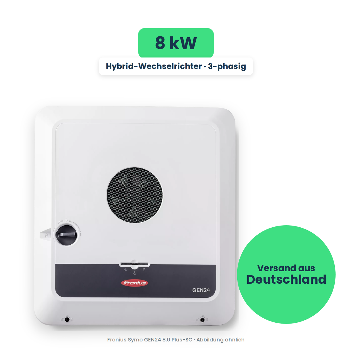 Fronius Symo GEN24 8.0 Plus-SC – Hybrid-Wechselrichter, freigestellt