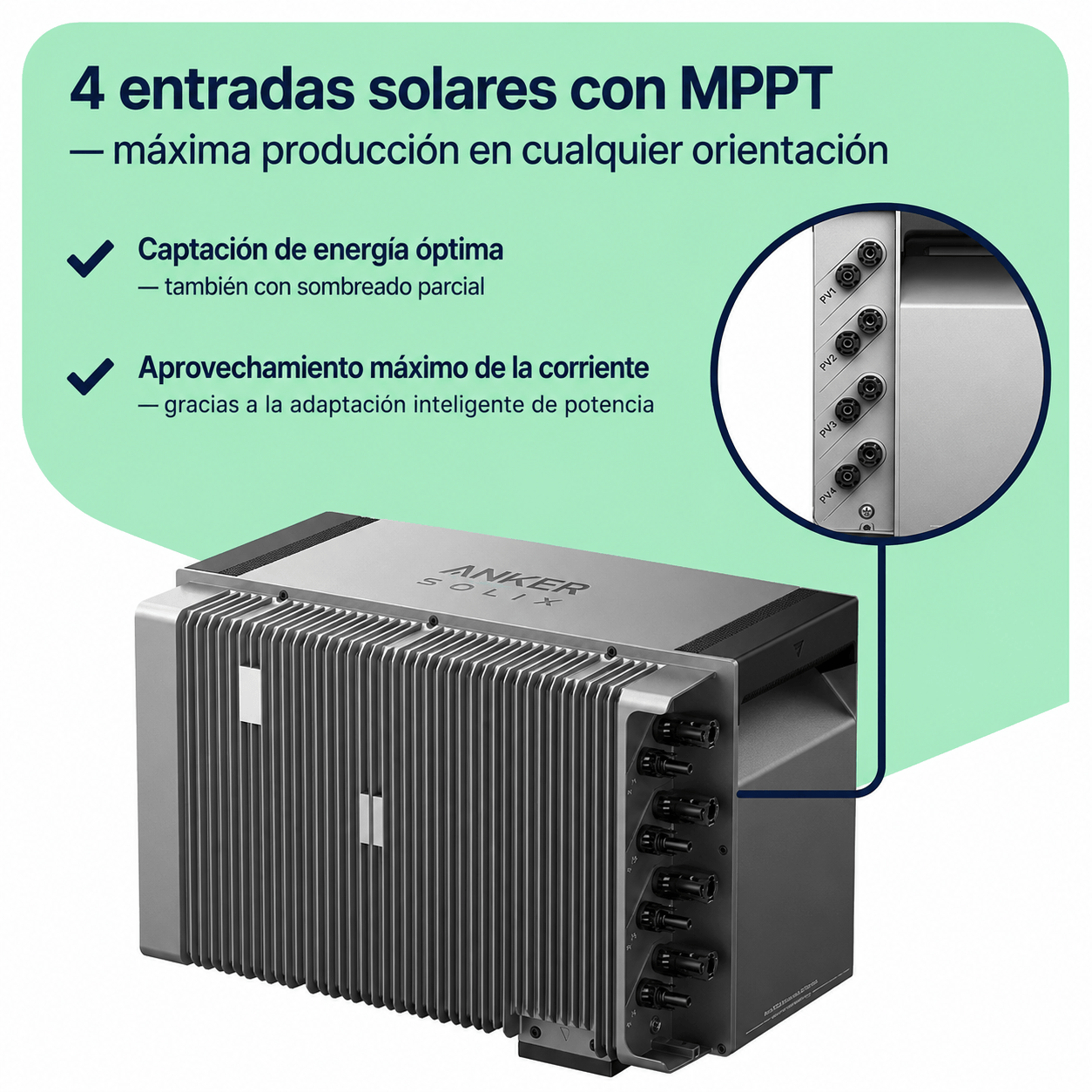 SolFuerza Starter 2000W – Batería Anker Solarbank 3 Pro 2,7 kWh
