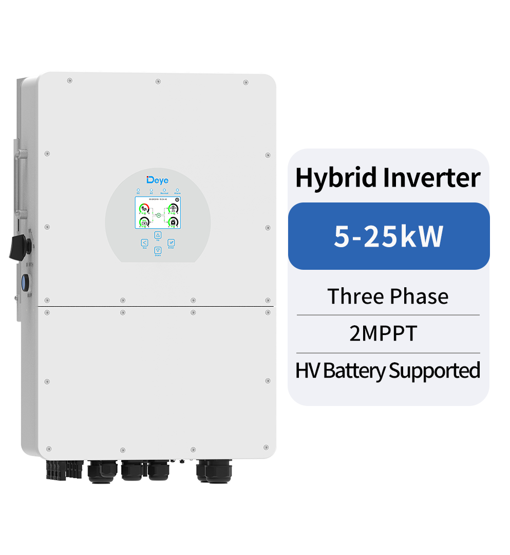 Deye Hybrid-Wechselrichter SUN-12K-SG01HP3 für dreiphasige PV-Anlagen mit Hochvolt-Speicher