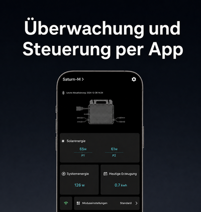 Marstek Saturn M – Überwachung und Steuerung des Balkonkraftwerks per Smartphone-App