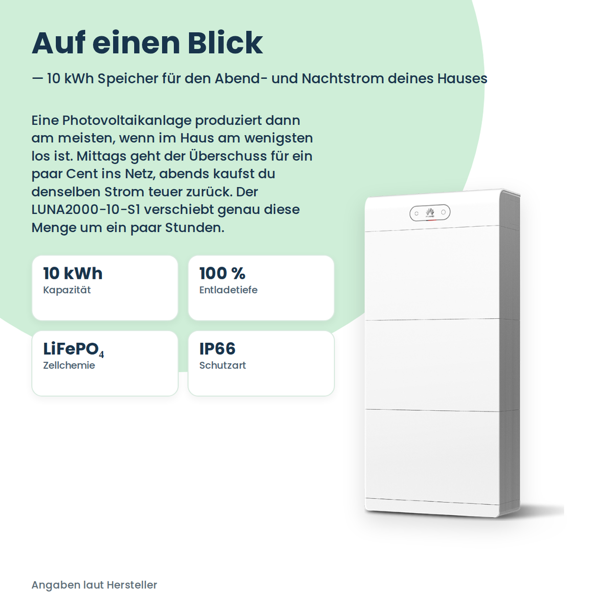 HUAWEI LUNA2000-10-S1 Batteriespeicher 10 kWh