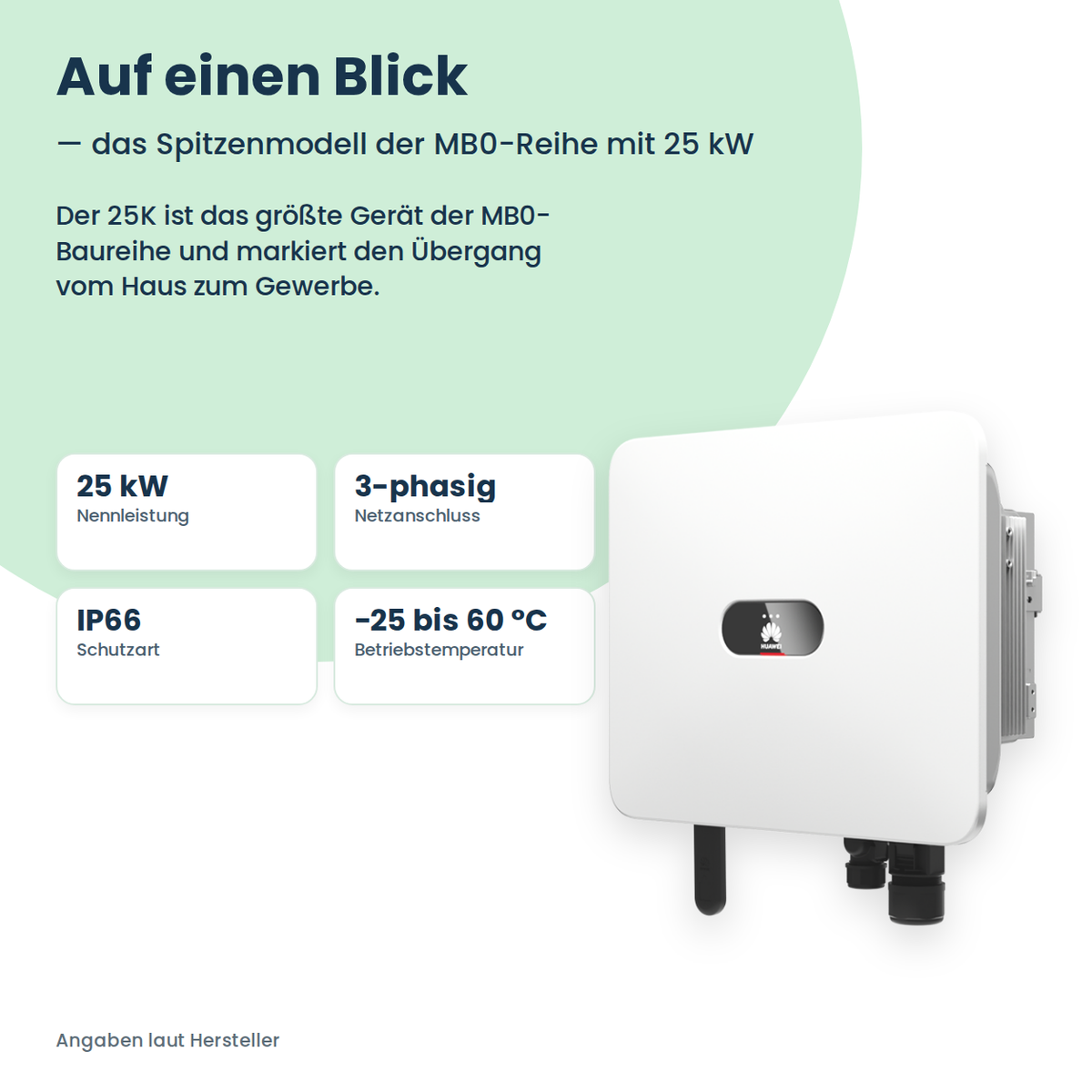 HUAWEI SUN2000-25K-MB0 Hybrid-Wechselrichter 25 kW