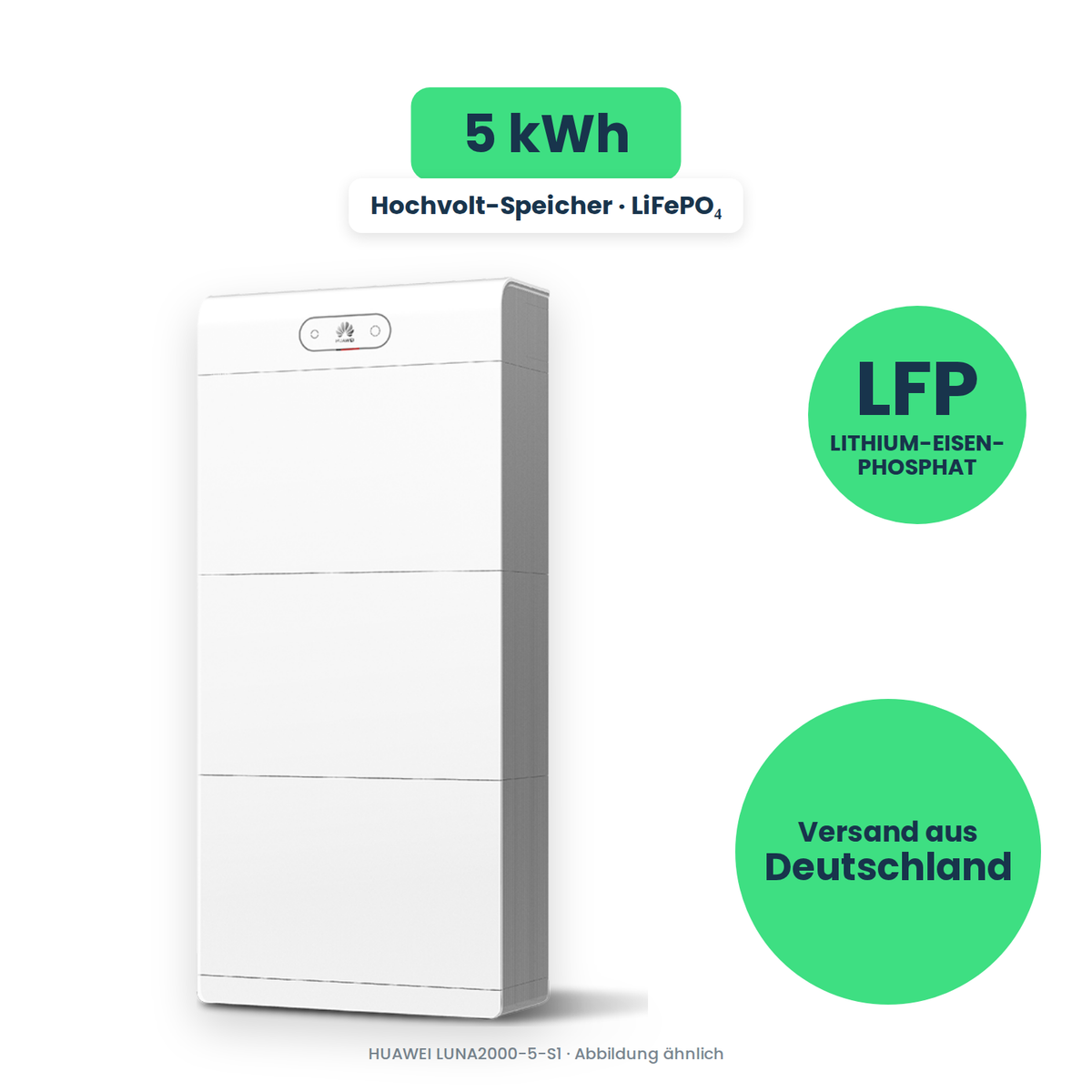 HUAWEI LUNA2000-5-S1 – Hochvolt-Speicher, freigestellt