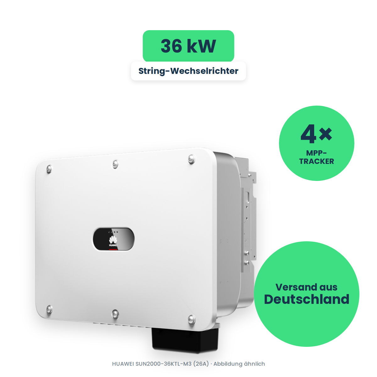 HUAWEI SUN2000-36KTL-M3 (26A) – String-Wechselrichter, freigestellt