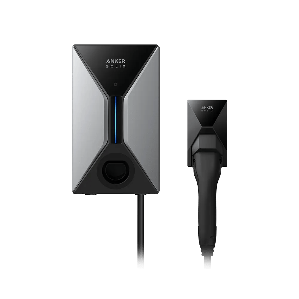 Anker SOLIX Wallbox V1 Smart EV Charger 22 kW – Variante mit fest montiertem Ladekabel