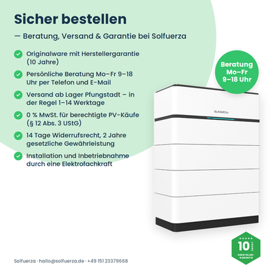 Sungrow SBH250 Hochvolt-Batteriespeicher 25,0 kWh