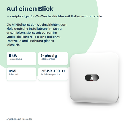 HUAWEI SUN2000-5KTL-M1 Hybrid-Wechselrichter 5 kW