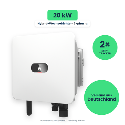 HUAWEI SUN2000-20K-MB0 – Hybrid-Wechselrichter, freigestellt