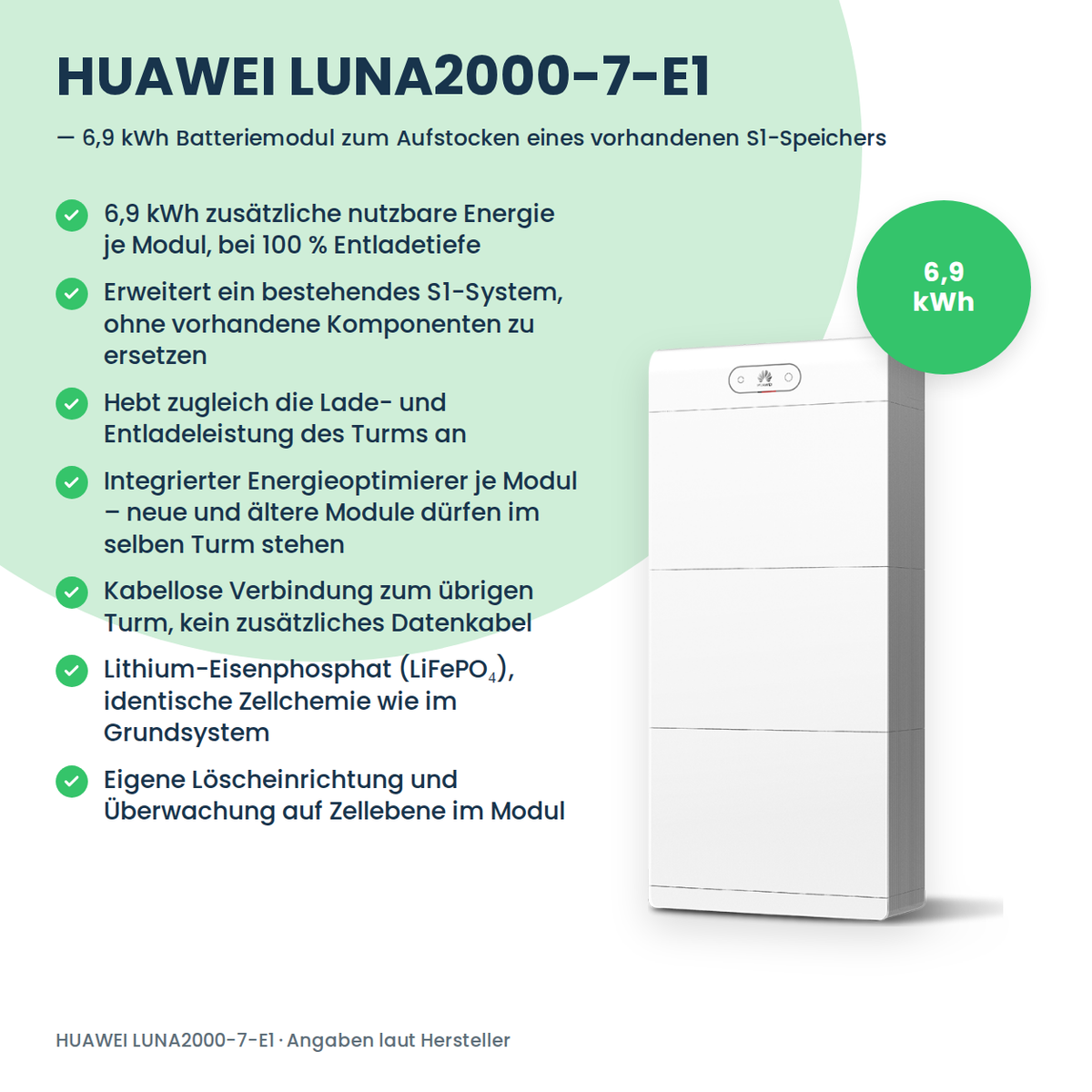 HUAWEI LUNA2000-7-E1 Batteriemodul 7 kWh