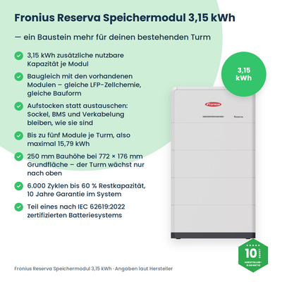 Fronius Reserva Speichermodul 3,15 kWh