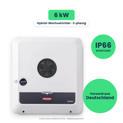 Fronius Symo GEN24 6.0 Plus – Hybrid-Wechselrichter, freigestellt