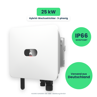 HUAWEI SUN2000-25K-MB0 – Hybrid-Wechselrichter, freigestellt