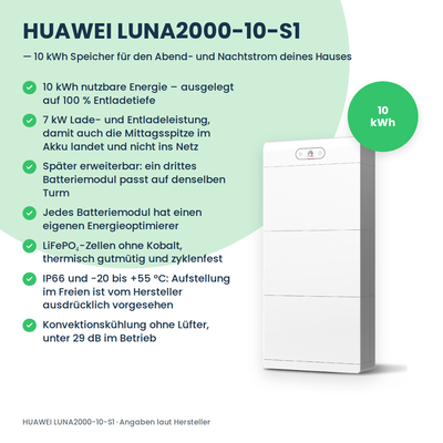 HUAWEI LUNA2000-10-S1 Batteriespeicher 10 kWh