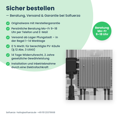 Deye SUN-M80G4-EU-Q0 – 800 W Mikrowechselrichter mit 2 MPPT für bis zu 2 Module