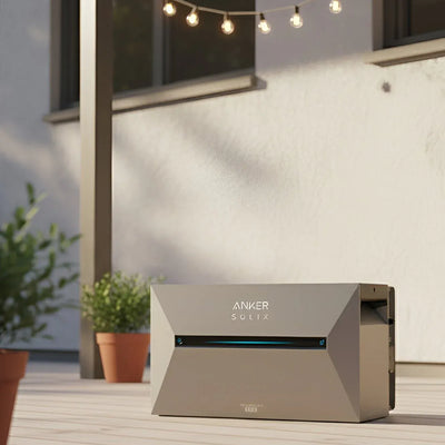 Anker SOLIX Solarbank 3 Pro – Vista lateral conexiones solares