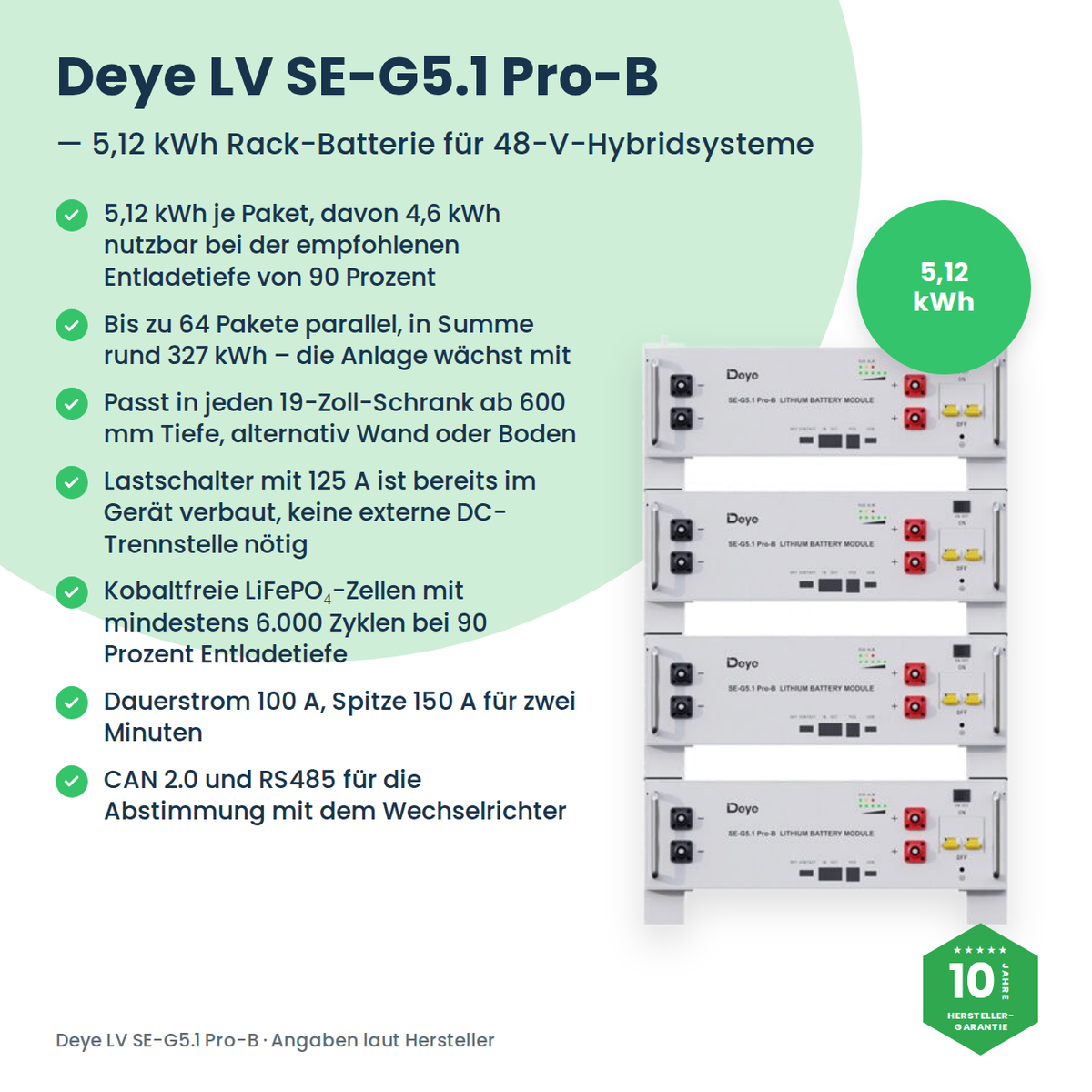 Deye LV SE-G5.1 Pro-B